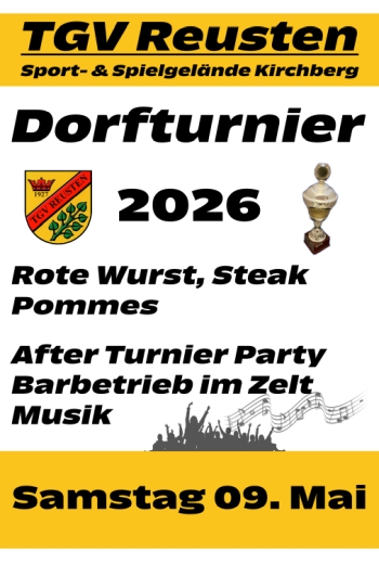 TGV-Dorfturnier 2026 / Spielplan